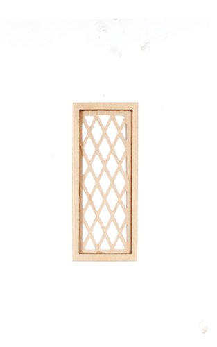 Dollhouse Miniature WINDOW, NARROW - DIAMOND